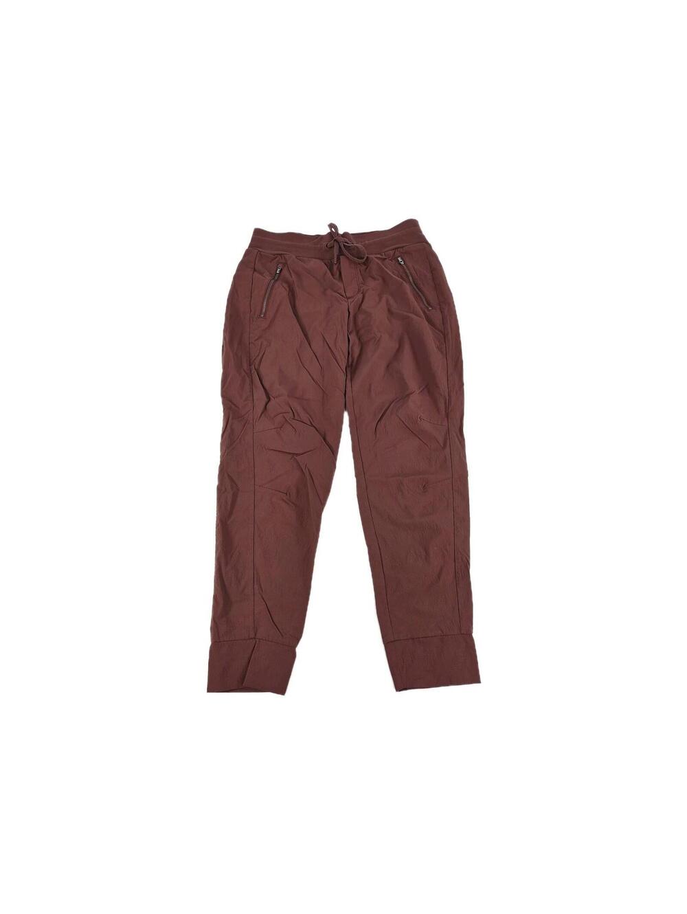 Athleta Trekkie North Jogger Womens Size 6 Brown Mid Rise Hiking Travel Pants